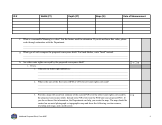 Form 606P Additional Proposed Ditch - Montana, Page 2