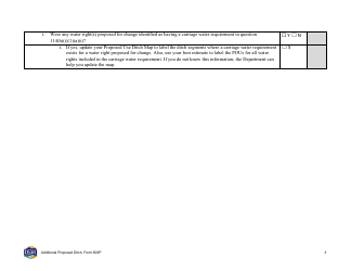 Form 606P Additional Proposed Ditch - Montana, Page 3