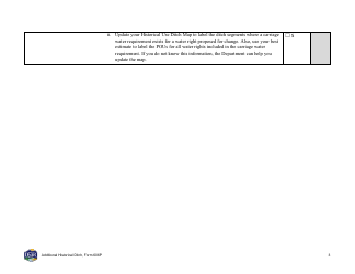 Form 606P Additional Historical Ditch - Montana, Page 3