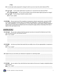 Form 606 Application to Change a Water Right - Montana, Page 5