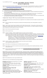 Form 646 Geothermal Heating/Cooling Notice of Completion - Montana, Page 2