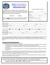 Form 606-ST Application to Change a Water Right - Additional Stock Tanks - Montana