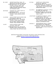 Form 644 Notice of Replacement Point of Diversion - Montana, Page 3