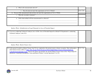 Form 600P Preapplication Meeting Form - Montana, Page 10