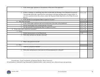 Form 600P Preapplication Meeting Form - Montana, Page 14