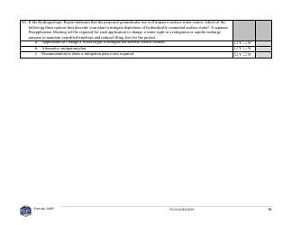 Form 600P Preapplication Meeting Form - Montana, Page 16