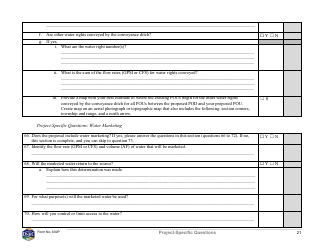 Form 600P Preapplication Meeting Form - Montana, Page 21