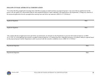 Form 600P Preapplication Meeting Form - Montana, Page 28