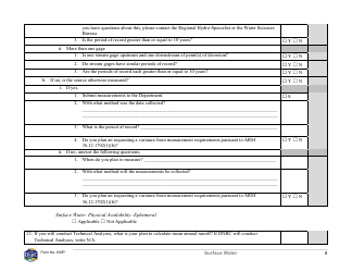 Form 600P Preapplication Meeting Form - Montana, Page 8