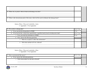 Form 600P Preapplication Meeting Form - Montana, Page 9