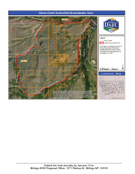 Form 602-HCCGWA Notice of Completion of Groundwater Development - Horse Creek Controlled Groundwater Area - Montana, Page 5
