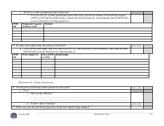 Form 606P Preapplication Meeting Form - Water Right Change - Montana, Page 11