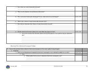 Form 606P Preapplication Meeting Form - Water Right Change - Montana, Page 13