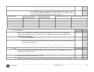 Form 606P Preapplication Meeting Form - Water Right Change - Montana, Page 15