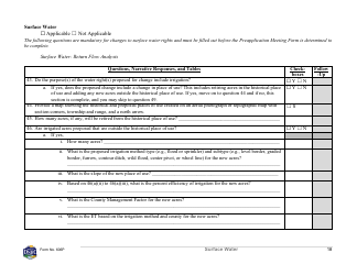 Form 606P Preapplication Meeting Form - Water Right Change - Montana, Page 18