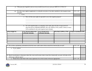 Form 606P Preapplication Meeting Form - Water Right Change - Montana, Page 19