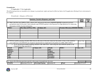 Form 606P Preapplication Meeting Form - Water Right Change - Montana, Page 23