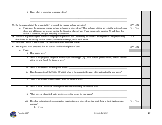 Form 606P Preapplication Meeting Form - Water Right Change - Montana, Page 27