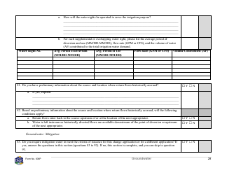 Form 606P Preapplication Meeting Form - Water Right Change - Montana, Page 28