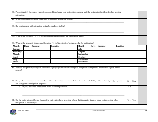 Form 606P Preapplication Meeting Form - Water Right Change - Montana, Page 29
