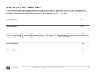 Form 606P Preapplication Meeting Form - Water Right Change - Montana, Page 46