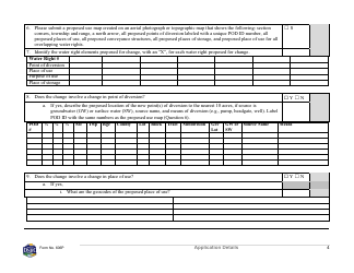 Form 606P Preapplication Meeting Form - Water Right Change - Montana, Page 4