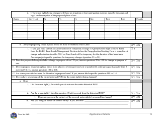 Form 606P Preapplication Meeting Form - Water Right Change - Montana, Page 5