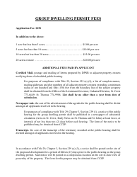 Group Dwelling Permit Application - Virgin Islands, Page 4