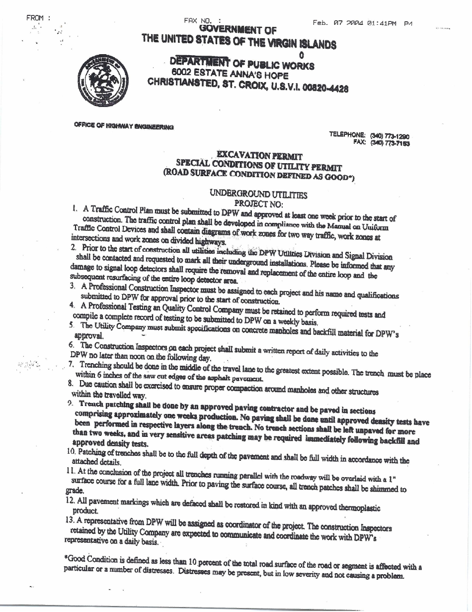 Application for Approval of Preliminary Subdivision Plat - Virgin Islands, Page 12