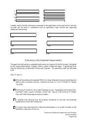 Application for Approval of Preliminary Subdivision Plat - Virgin Islands, Page 6