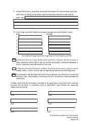 Application for Approval of Preliminary Subdivision Plat - Virgin Islands, Page 9