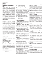 Instructions for Form M-19 Cigarette and Tobacco Products Monthly Tax Return - Hawaii, Page 2
