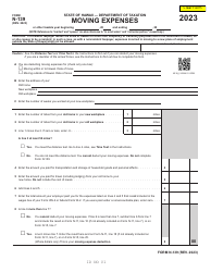 Form N-139 Moving Expenses - Hawaii