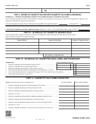 Form M-19 Cigarette and Tobacco Products Monthly Tax Return - Hawaii, Page 4