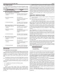Instructions for Form N-342 Renewable Energy Technologies Income Tax Credit (For Systems Installed and Placed in Service on or After July 1, 2009) - Hawaii, Page 3