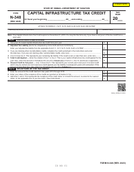 Document preview: Form N-348 Capital Infrastructure Tax Credit - Hawaii