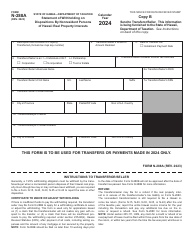 Form N-288A Statement of Withholding on Dispositions by Nonresident Persons of Hawaii Real Property Interests - Hawaii, Page 3