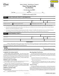Document preview: Form N-362E Pass-Through Entity Tax Election - Hawaii, 2023