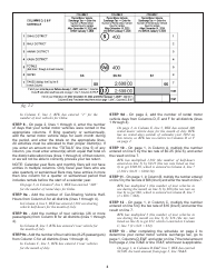 Instructions for Rental Motor Vehicle, Tour Vehicle, and Car-Sharing Vehicle Surcharge Tax - Hawaii, Page 3