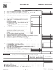 Form F-1 Franchise Tax Return - Banks, Other Financial Corporations, and Small Business Investment Companies - Hawaii, Page 3