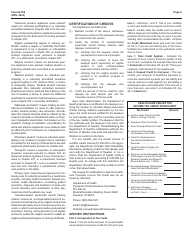 Form N-358 Healthcare Preceptor Income Tax Credit - Hawaii, Page 2