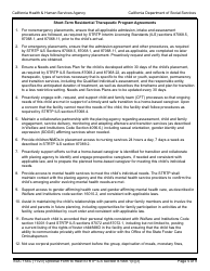 Form SOC154C Admission Agreement Child Placed by Agency Into Strtp - Agency - Short-Term Residential Therapeutic Program (Strtp) - California, Page 5