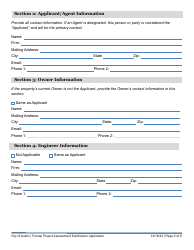 Subdivision Project Assessment Application - Formal Submittal - City of Austin, Texas, Page 2