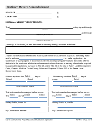 Subdivision Project Assessment Application - Formal Submittal - City of Austin, Texas, Page 5