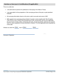Subdivision Project Assessment Application - Formal Submittal - City of Austin, Texas, Page 7