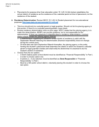 Form SFN18119 School District Notification of Student Placement - North Dakota, Page 3