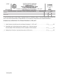 Form I-335 Active Trade or Business Income Reduced Rate Computation - South Carolina, Page 2