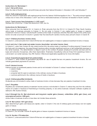 Form I-335 Active Trade or Business Income Reduced Rate Computation - South Carolina, Page 5