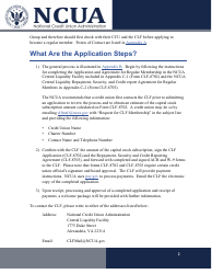 Application and Agreements for Regular Membership in the Ncua Central Liquidity Facility, Page 5