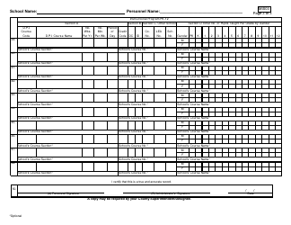 Form MIS03 Licensed Personnel Record - North Dakota, Page 3